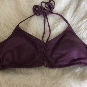 Purple bikini top from Pink Victoria Secret